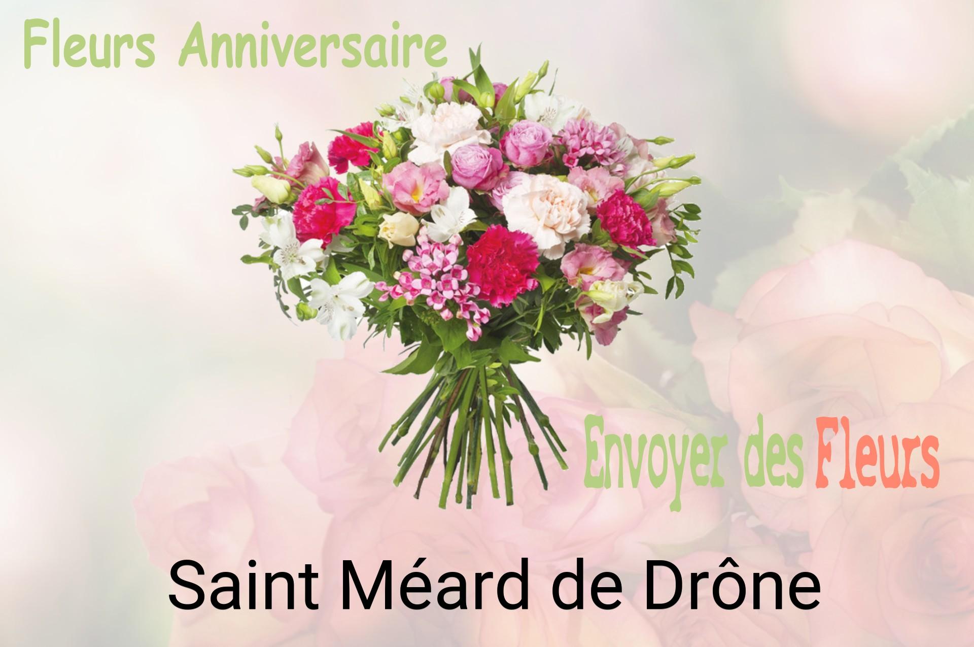 Bouquet de fleurs d’anniversaire livré à Saint-Méard-de-Drône