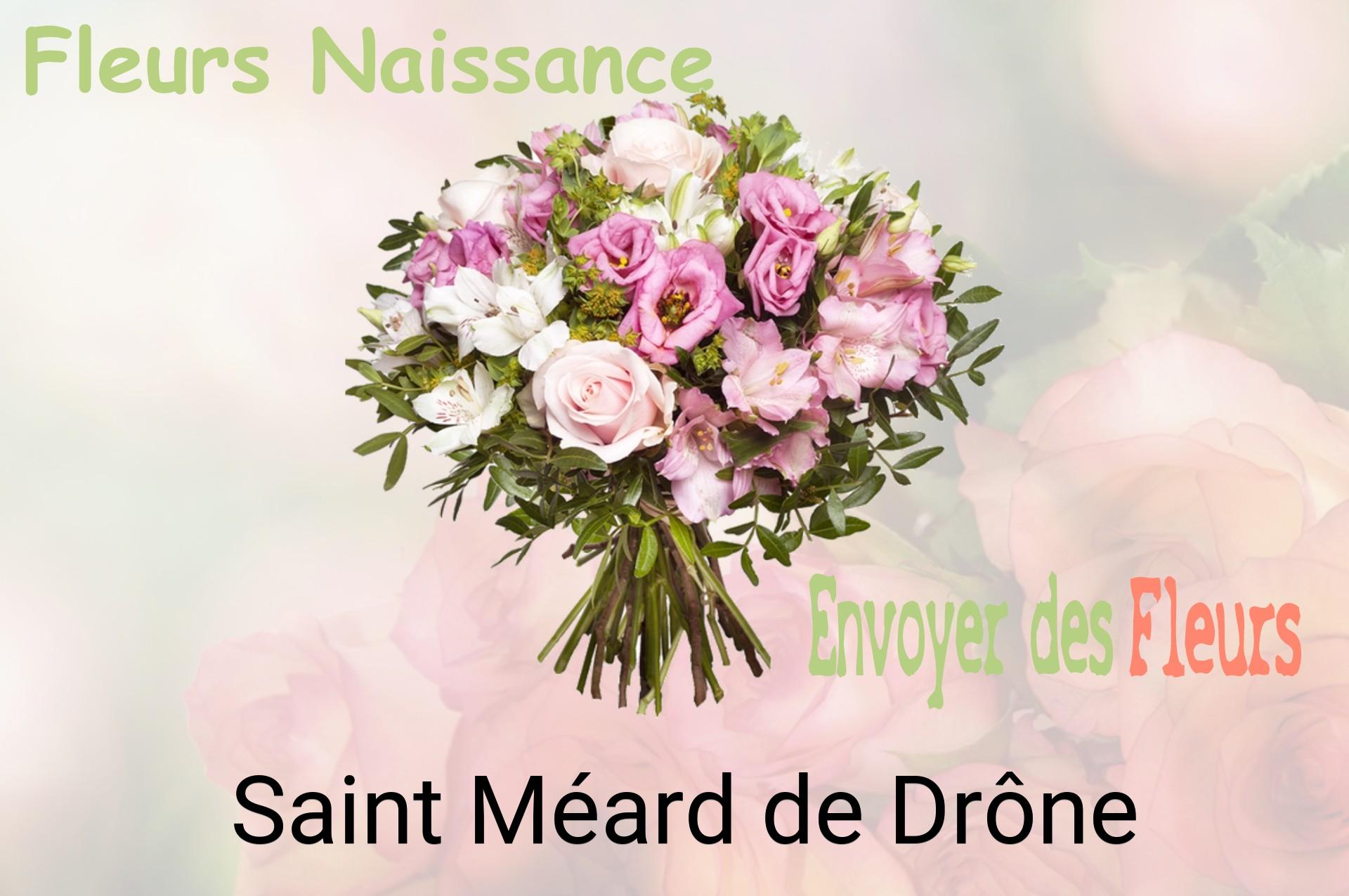 Bouquet de fleurs de naissance livré à Saint-Méard-de-Drône